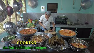 How to cook 6 native Filipino recipes  Filipino style  Lutong Pinoy [upl. by Douty]