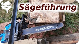 Führungsschiene für die Kettensäge für unter 50 € selber bauen  Easy Chainsawmill build [upl. by Pizor]