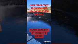 November 2024 Iscor black Bitumen Paint [upl. by Esyla]