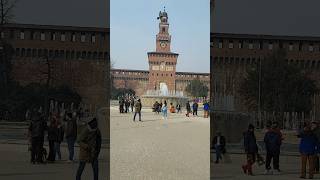 Castello Sforzesco Milano travel milan italy [upl. by Ytsenoh]