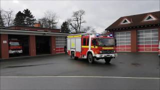 Sendenhorst FD Responding to a car accident on 1st march 2017 [upl. by Allemahs]