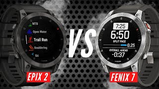 Qual Escolher Garmin FENIX 7 VS EPIX 2 [upl. by Eniksre102]