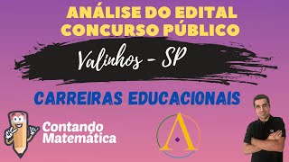 Análise do Edital de Valinhos 2024  AVANÇA SP [upl. by Shepard211]