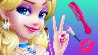 Fun Kids Care Games  Ice Princess Makeup Makeover Spa Beauty Salon amp Pet Dress Up Girls Kids Games [upl. by Lekcim308]