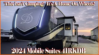 A Home On Wheels 2024 Mobile Suites 41RKDB Luxury Rear Kitchen Fifth Wheel At Couchs RV Nation [upl. by Eednim]