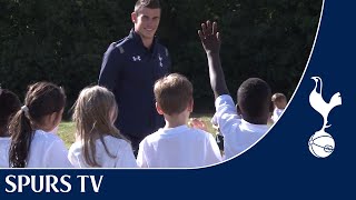 Tottenham In The Community  Gareth Bale at an Enfield School with Tottenham Hotspur Foundatio [upl. by Eemak976]