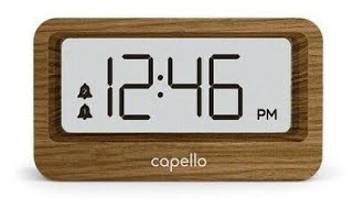 ⏰📱🔋Battery amp SetupCapello Windows Clock with USB ChargerModel CA30 [upl. by Henrion]