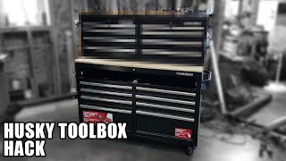 Home Depot 52 Inch Husky Toolbox Hack [upl. by Sebbie]