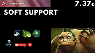 Dota 2 Patch 737c Pudge Soft Support Gameplay [upl. by Castra]