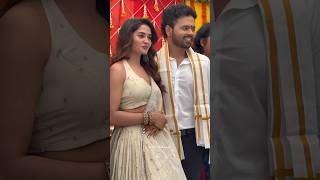 Sangeet Movie Opening  Teju Ashwini  ￼ nikhil vijayendra simha  ytshorts youtubeshorts [upl. by Alehs]