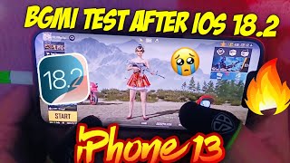 🔥iPhone XR amp 13 BGMI Test After iOS 182  Lag  Best Update [upl. by Francklyn718]