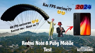 Redmi Note 8 Pubg Mobile Test  Hala Alınır mı 60 FPS mi [upl. by Etteraj]