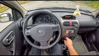 2005 Opel Corsa C 12 80 hp 0100 POV Test Drive 2139 Joe Black [upl. by Aniar]