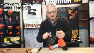 Quick And Easy How to clear a nail jam in a Coil Nailer [upl. by Malinde]