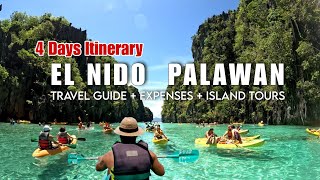 EL NIDO PALAWAN  Ultimate Travel Guide  Expenses  ISLAND TOURS A B C AND NACPAN BEACH ENG SUB [upl. by Om]