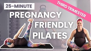 Third Trimester Pregnancy Workout  25min [upl. by Nannah]