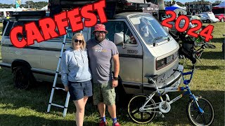 Displaying our VW Campervan at Carfest 2024 [upl. by Harberd64]