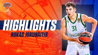 Rokas Jokubaitis 202021 EuroLeague Highlights  2021 Knicks Draft [upl. by Iram8]