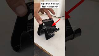 idea for making a cell phone holder from used pieces of PVC short tutorial idea [upl. by Enoid393]