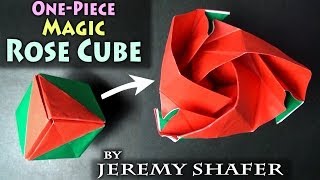 OnePiece Origami Magic Rose Cube [upl. by Nirre]