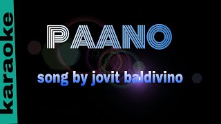 PAANO jovit baldivino karaoke [upl. by Telfore629]