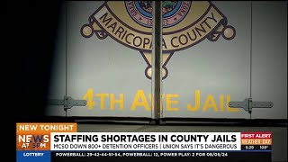 Staffing shortage at jails alarms Maricopa County Sheriffs Office [upl. by Hayward]