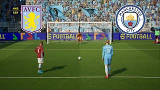 Premier League Aston Villa VS Manchester City penalty Shootout eFootball 2025 [upl. by Crompton]