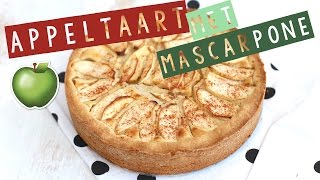 APPELTAART MET MASCARPONE  LEKKER EN SIMPEL [upl. by Bal435]