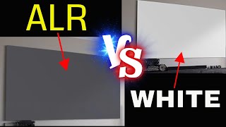 Which Projection Screen is BEST Vivid Storm ALR vs Amazon White Screen Revealed [upl. by Marras]