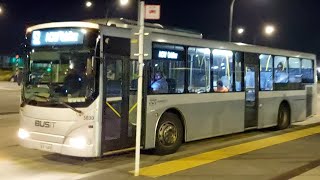 Volvo B7RLE GB5030 on BusIT ACW Orbiter departing Rotokauri Transport Hub in Te Rapa [upl. by Nottus]