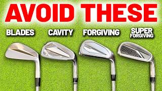 Which GOLF CLUBS should YOU use Blades vs Cavity Backs vs Forgiving Irons [upl. by Ysle899]