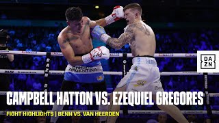 FIGHT HIGHLIGHTS  Campbell Hatton vs Ezequiel Gregores [upl. by Teagan]