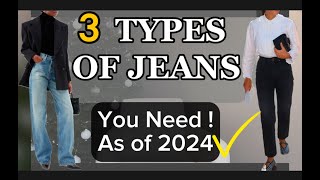 JEANS TREND  BEST JEANS TO INVEST IN 2024 [upl. by Mcneely]