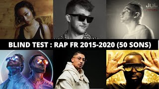 BLIND TEST  RAP FRANÇAIS 20152020 50 EXTRAITS [upl. by Nyrat]