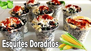 Como Hacer ESQUITES De Elote Doraditos Cris en la Cocina [upl. by Winola351]