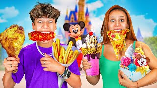 Eating Only DISNEYLAND Food for 24 Hours [upl. by Adnwahsat]