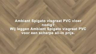 DE BRON WONEN  Ambiant Spigato Visgraat PVC Vloer [upl. by Anirehtak]