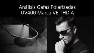 Gafas de sol para Hombre polarizadas 100 originales marca VEITHDIA [upl. by Ablem39]