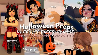 🎃 Halloween Costume Shopping amp Nail Makeover in Roblox 💅 [upl. by Gallard]