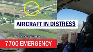 ATC asks us to help  quotAircraft Squawking Emergencyquot [upl. by Arabelle124]