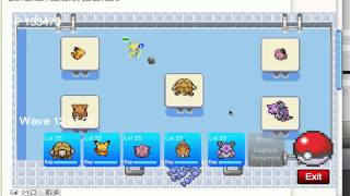 Pokemon Tower Defense Cerulean Gym Walkthrough [upl. by Burtis551]