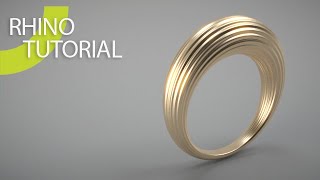 Rhino 3D Tutorial The Milano Ring 04 [upl. by Platto305]