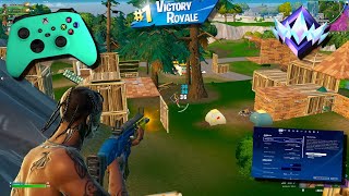 Fortnite Rank Gameplay 🏆 BEST Controller Settings Chapter 5 Season 4  AIMBOT 🎯  MECHANICS 🧩 [upl. by Sedgewick303]