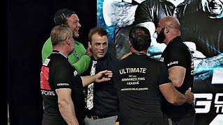 Devon Larratt VS Dave Chaffee FIGHT at Press Conference [upl. by Postman830]