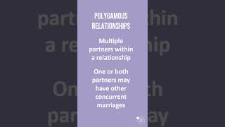 Polygamous Relationships  60 Second Sociology [upl. by Pages]