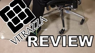 Vitrazza tempered glass floor mat unboxing and review will it break [upl. by Aivin8]