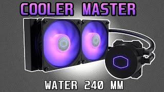 WATER COOLER Cooler Master ML V2 RGB 240mm  Unboxing e Instalação [upl. by Nnylireg]