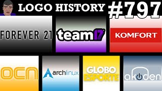 LOGO HISTORY 797  OCN Team17 Komfort Forever 21 Globo Esporte amp More [upl. by Tosch]