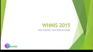 WHMIS 2015 [upl. by Eessej]