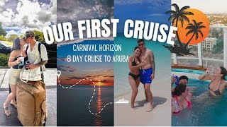 TRAVEL VLOG Our First Cruise Aruba Bonaire Curaçao  Carnival Horizon 2024 [upl. by Kucik]